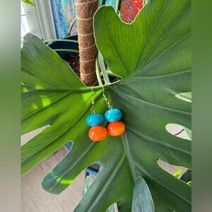 Handmade Howlite Earrings – Balance, Energy & Style